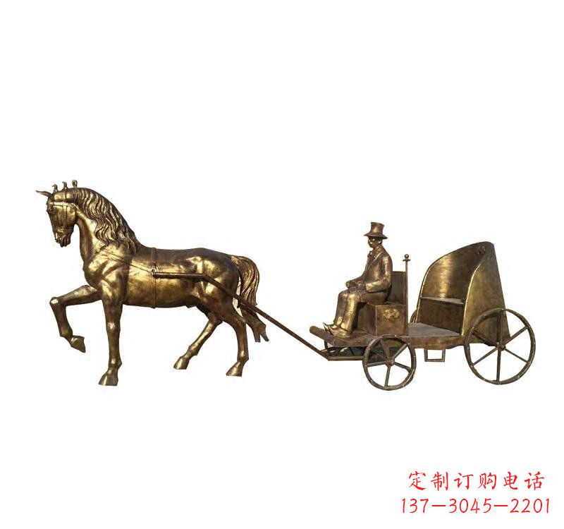 内江西方马车铜雕