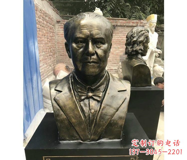 内江西方名人爱迪生胸像铜雕
