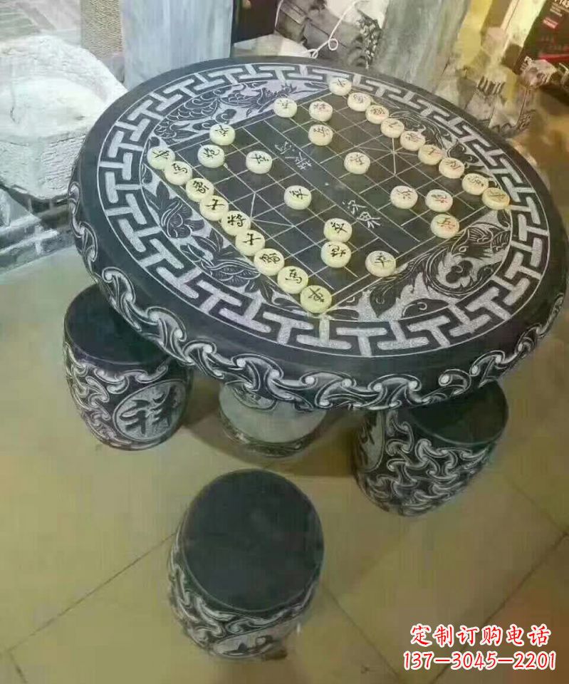 内江下象棋石桌凳