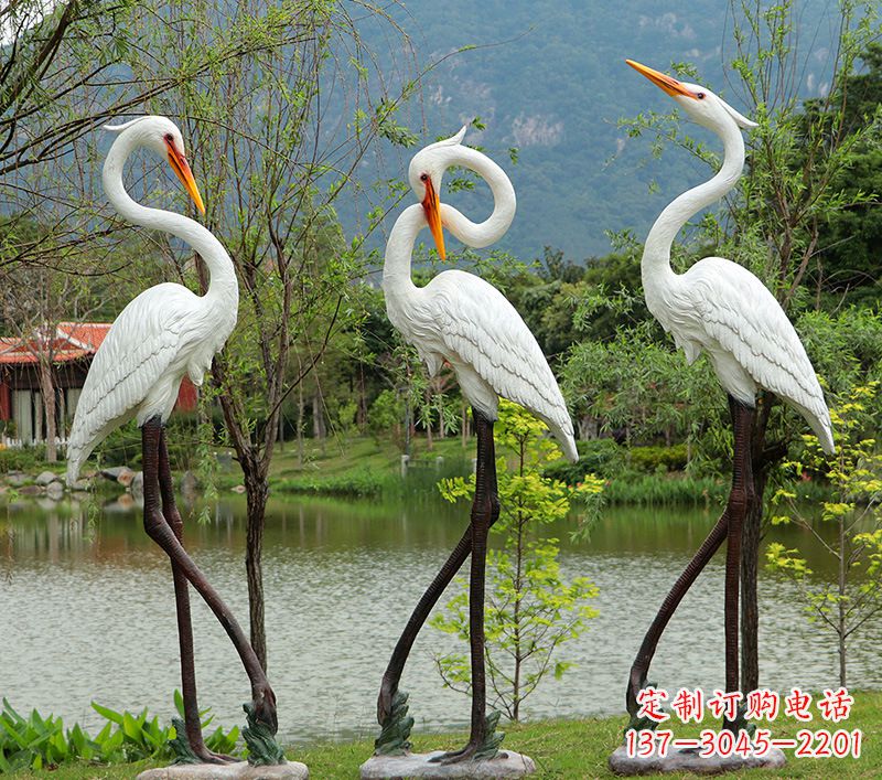内江仙鹤的雕塑