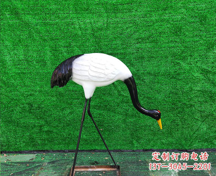 内江仙鹤头雕塑