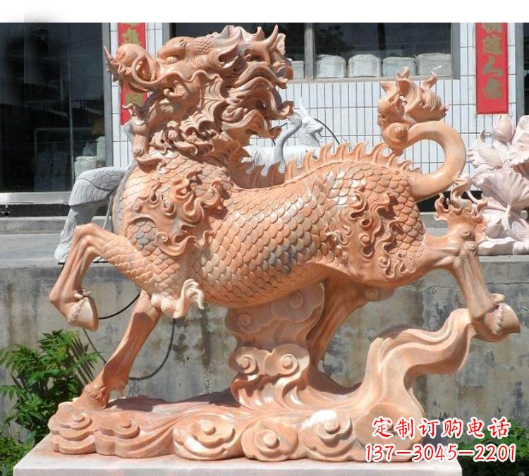 内江祥云麒麟石雕