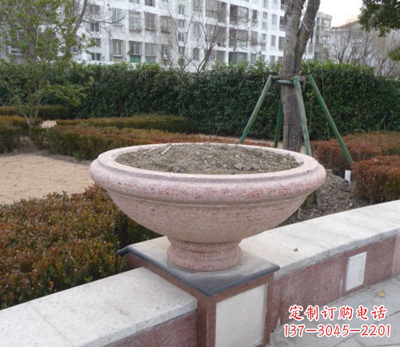 内江小区花盆石雕
