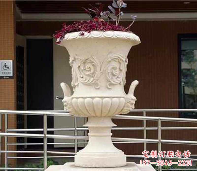 内江小区花盆景观石雕