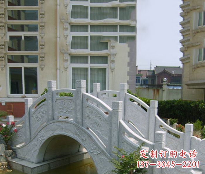 内江小区景观大理石拱桥 (2)