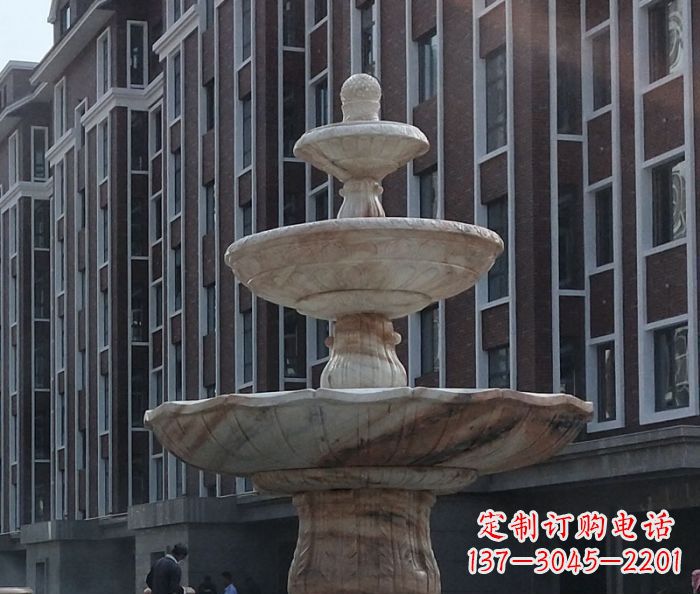 内江小区景观大型喷泉石雕 (6)