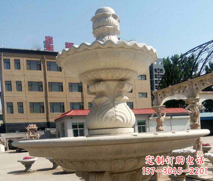 内江小区景观砂岩大型喷泉石雕