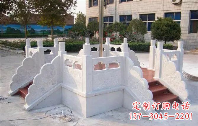 内江校园汉白玉升旗台