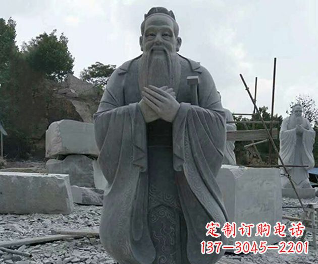 内江校园孔子人物石雕