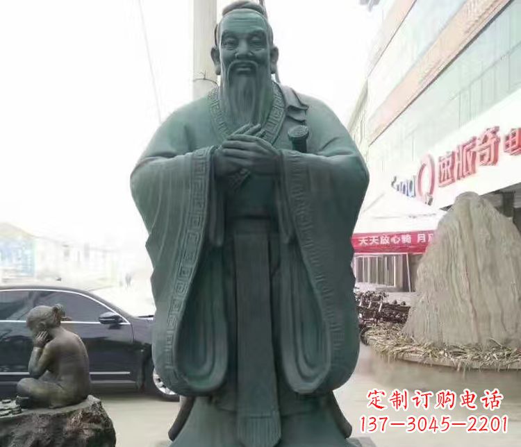 内江校园人物孔子行教像