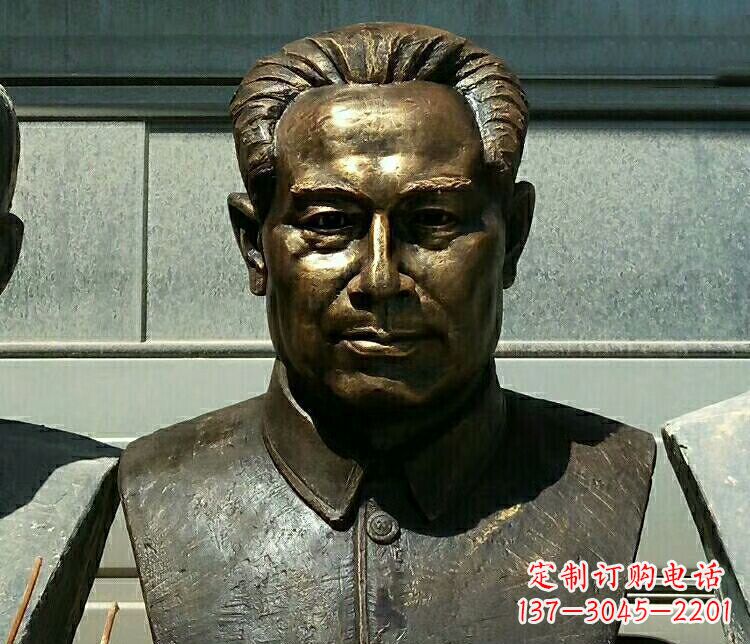 内江校园周恩来胸像铜雕