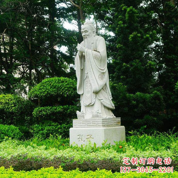 内江学校名人铜像雕塑 孔子铜像雕塑