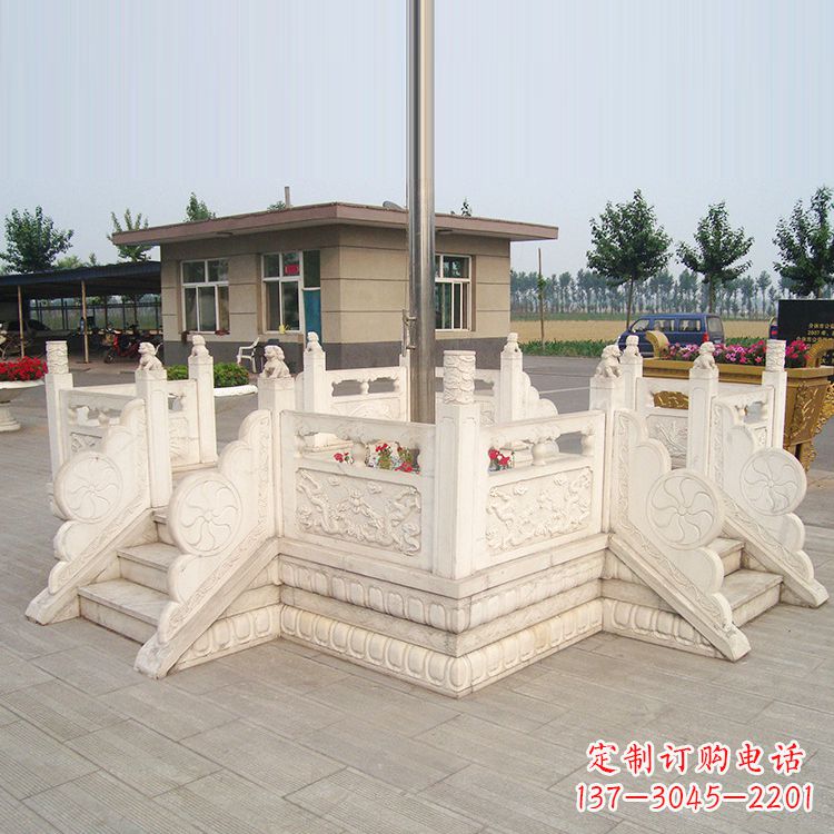 内江学校校园芝麻白广场升旗台