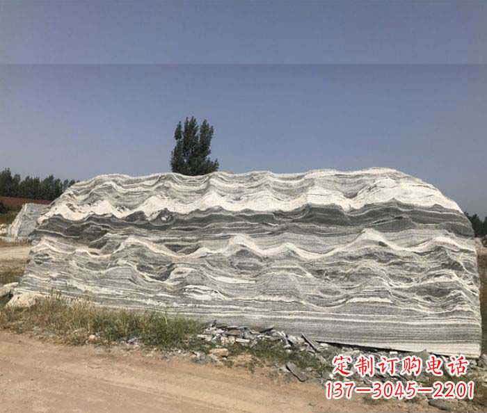 内江雪浪石假山公园景观石雕