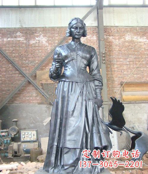 内江医院校园西方名人南丁格尔铜雕