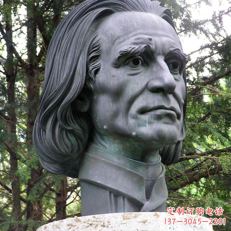 内江英国著名外科医生利斯特铜雕头像雕塑