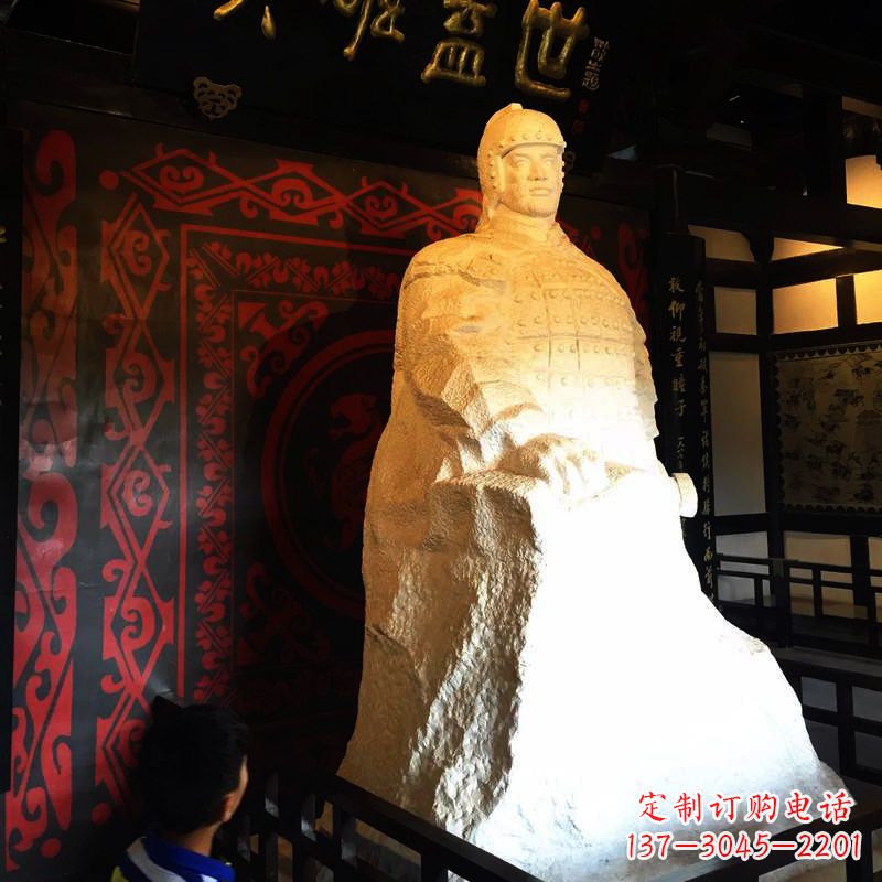 内江英雄盖世楚霸王石雕像