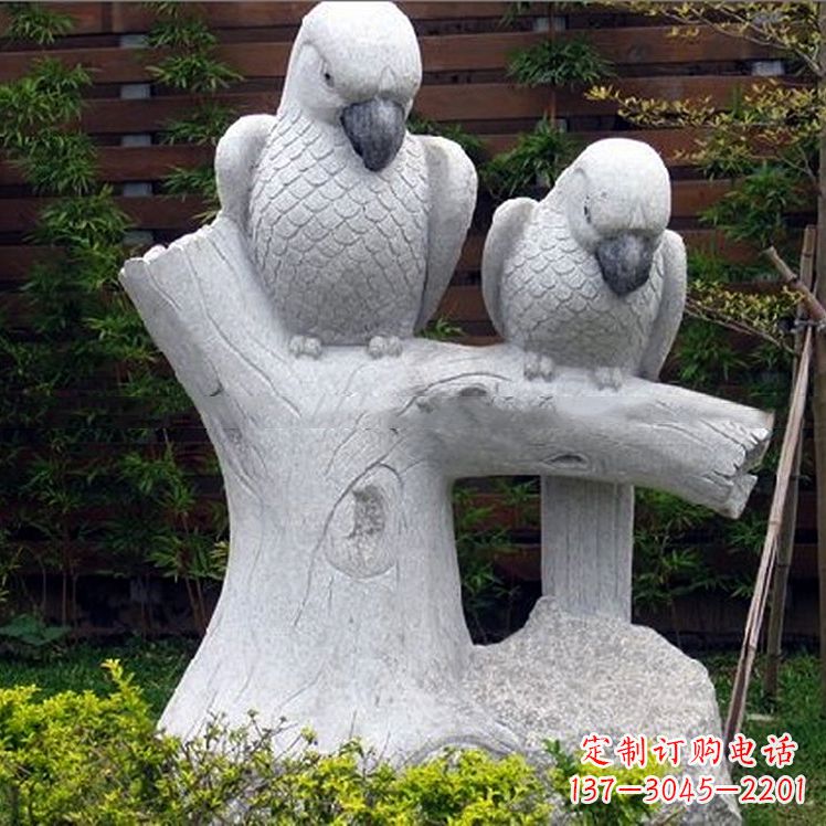 内江鹦鹉大理石雕塑