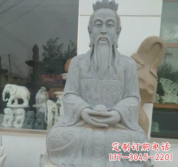 内江元始天尊神像石雕