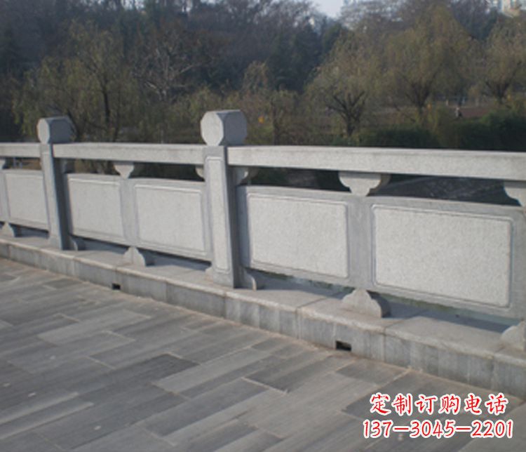 内江园林仿古石栏板景观石雕 (7)