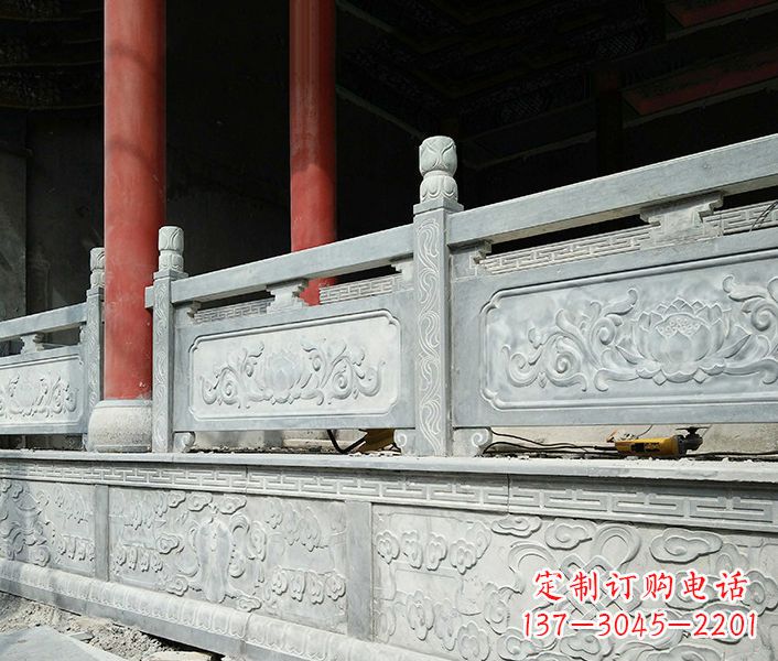 内江园林仿古石栏板景观石雕_1 (3)