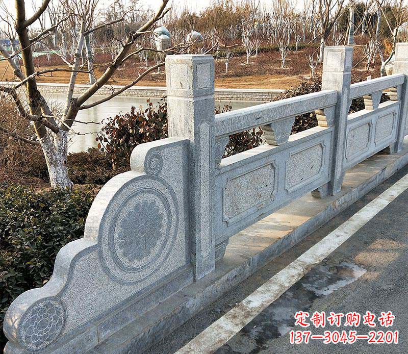 内江园林仿古石栏板景观石雕_1