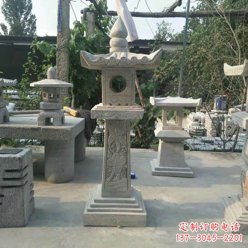 内江园林仿古做旧中式石灯