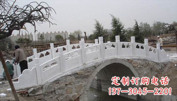 内江园林汉白玉大桥栏板景观石雕