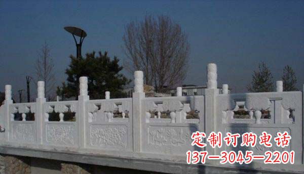 内江园林汉白玉栏板景观石雕