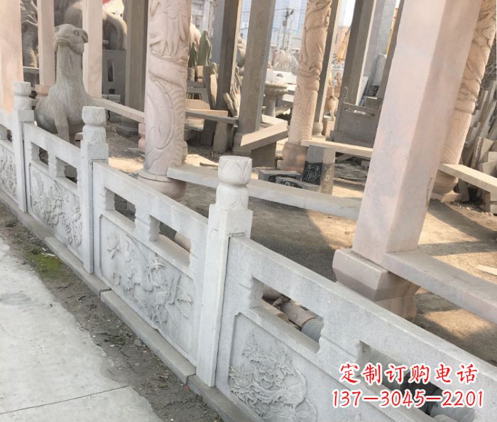 内江园林景观大理石浮雕栏板石雕