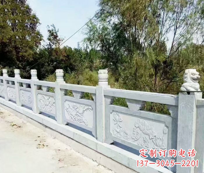 内江园林景观大理石栏板石雕_1