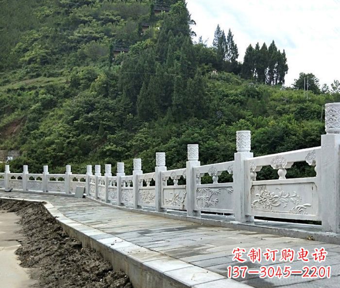 内江园林景观大理石栏板石雕_2