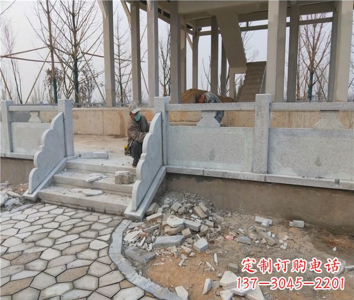 内江园林景观大理石桥栏板石雕_2 (2)