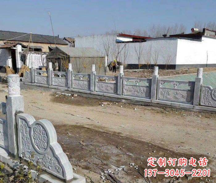 内江园林景观仿古栏板石雕