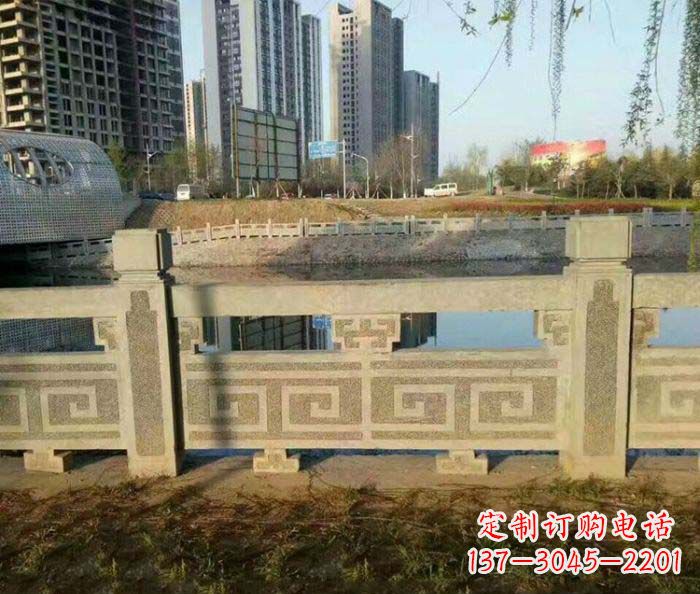 内江园林景观仿古石雕栏板 (3)