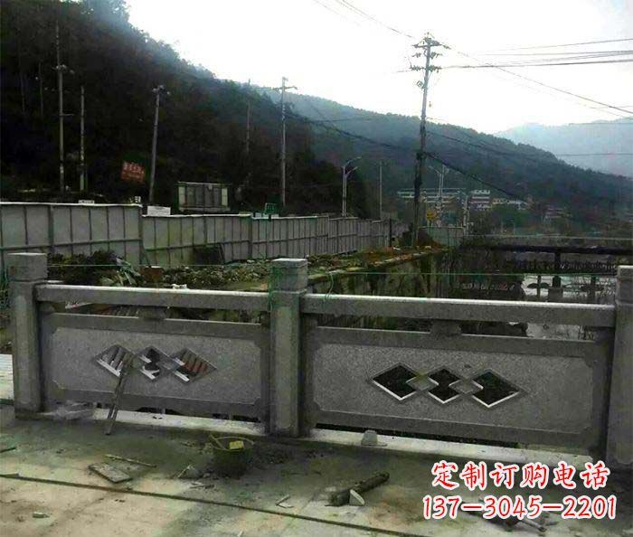 内江园林景观仿古石浮雕栏板 (2)