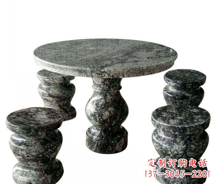 内江园林景观圆形石桌凳