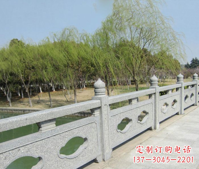 内江园林景观真山桥石雕栏板