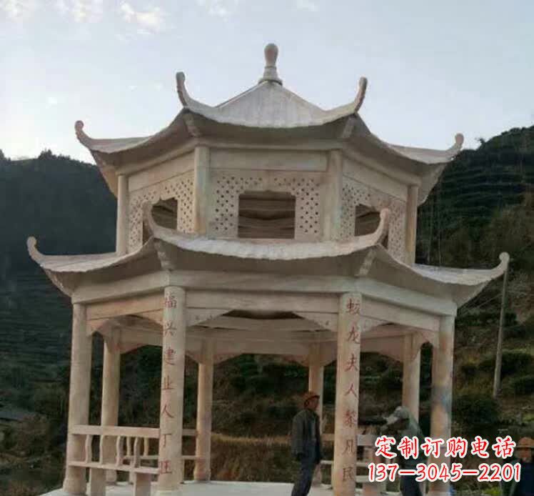 内江园林石雕凉亭