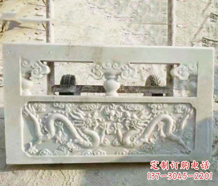 内江园林石浮雕栏板景观石雕