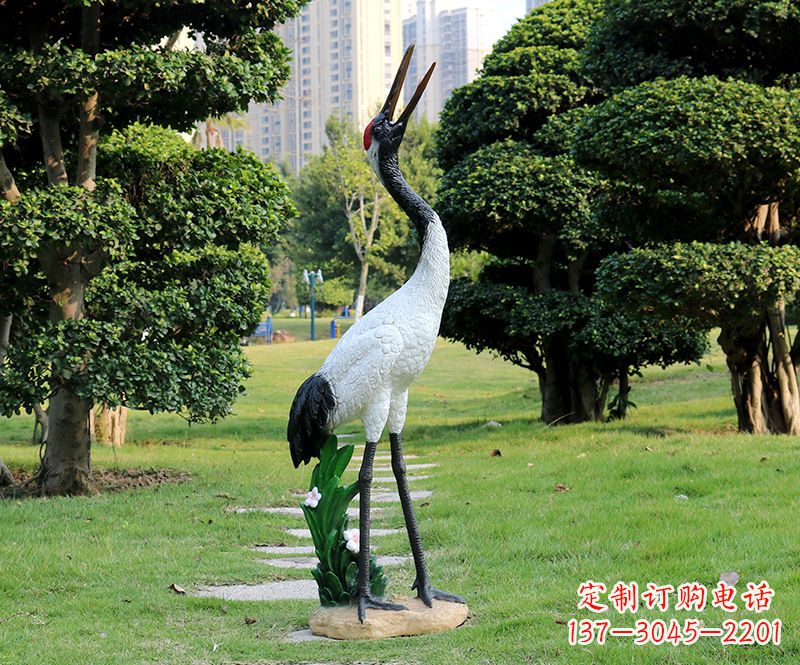 内江站立仙鹤雕塑
