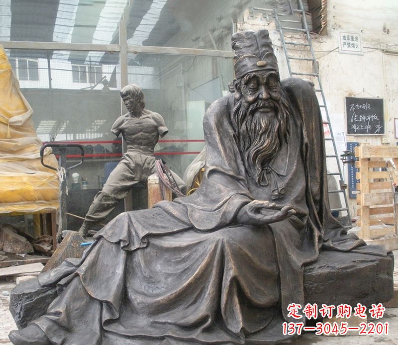内江张仲景铜雕