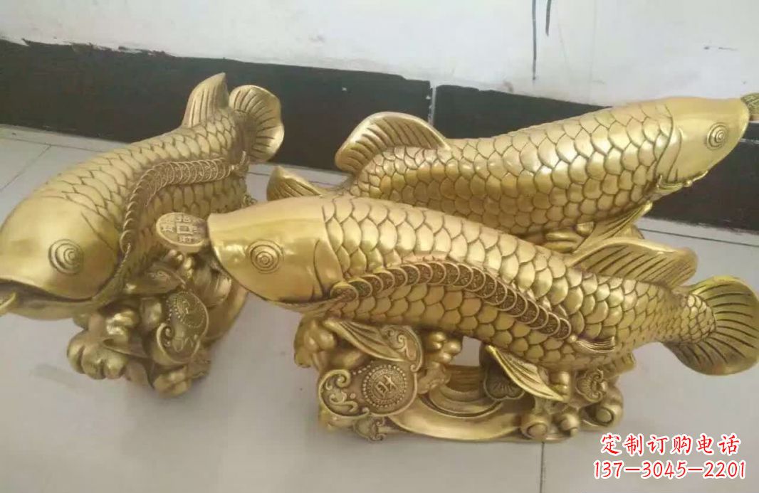 内江招财金龙鱼雕塑