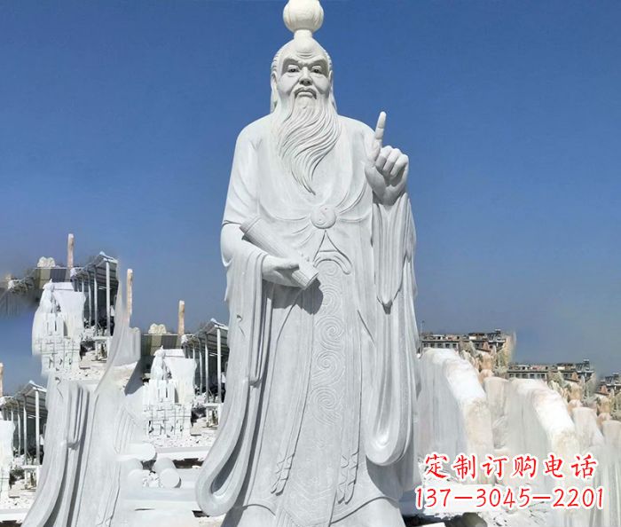 内江中国春秋时代思想家老子石雕