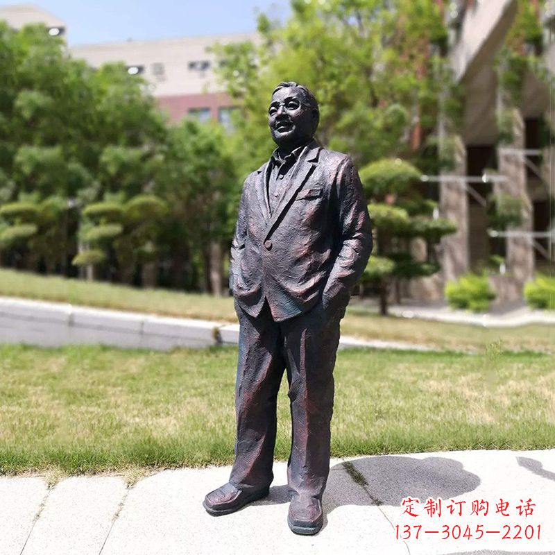 内江中国当代著名数学家铸铜华罗庚雕塑