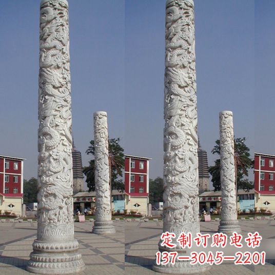 内江中国龙柱雕塑