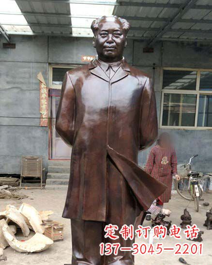 内江中国伟人毛泽东铜像