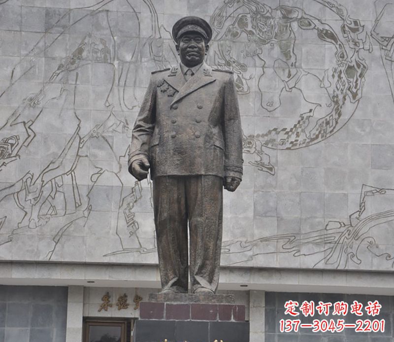 内江朱德人物铜雕