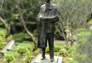 内江徐悲鸿雕塑著名奔马画家公园铜雕像