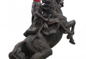 内江战士与马 铸铜雕塑